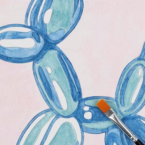 Brea Reese Vivid 6x6 Acrylic Mini Paint-by-Number Kit, Balloon Dog Art - Image 4
