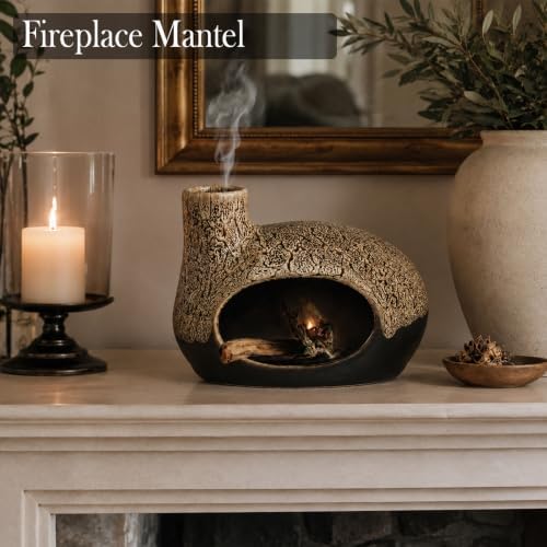 Handcrafted Ceramic Palo Santo Holder – Artistic Incense Burner for Meditation, Mindfulness and Zen Home Decor – Wabi-Sabi Style Cone Sculpture, Gift for Yoga, Relaxation & Aromatherapy (White) - Image 7