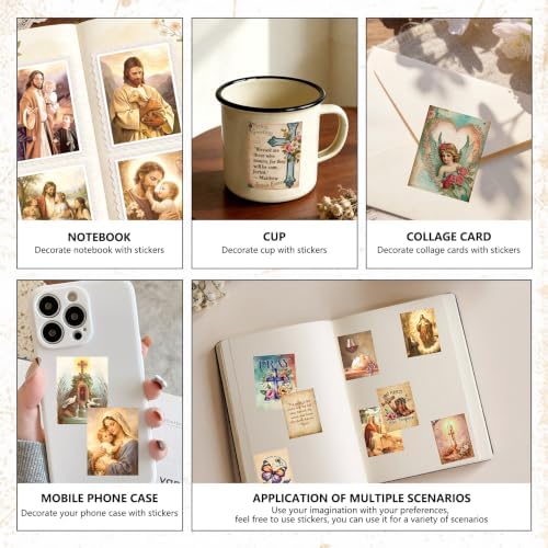 200 Sheets Christian Inspirational Bible Scripture Sticker Book - Image 6