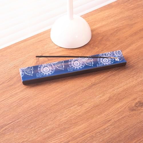 Incense Holder for Sticks, Ceramic Incense Burner with Ash Catcher, Aesthetic Decor for Home, Room & Office, Unique Gifts for Housewarming Yoga, Meditation & Spa - Image 4
