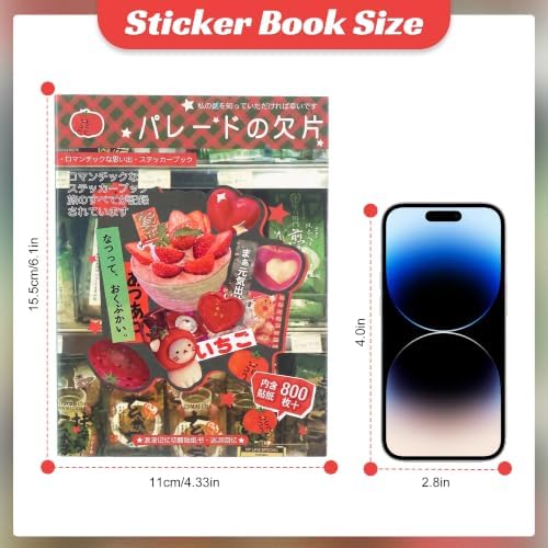 Aesthetic Sticker Book Vintage Japanese Cute Scrapbook Stickers 800+ - Image 2