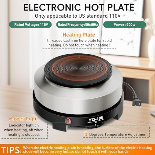 Zapstarz Candle Making Kit with Hot Plate, for Adults, Beginners - Image 4