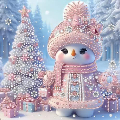Snowman Special Shape 5D Diamond Art Painting Kits for Adults 12 x 12inch by Unknown