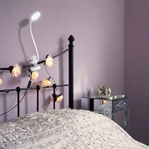 LEPOWER Clip on Light, Book Reading Lamp for Desk, Bed Headboard and Dorm - Image 5