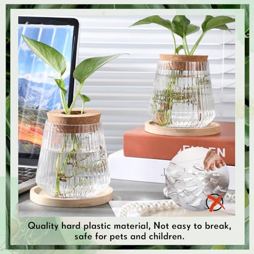 Baderke 12 Pack Propagation Vases for Plants, Vertical Grain Style - Image 5