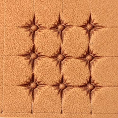 DandS ltd Leather Stamp Tool, Sofa, Professional Steel Craft Tool for Leatherworking, Embossing, Carving & Stamping Leather Projects, Belts Wallets & DIY Projects Compatible with Mallet #296