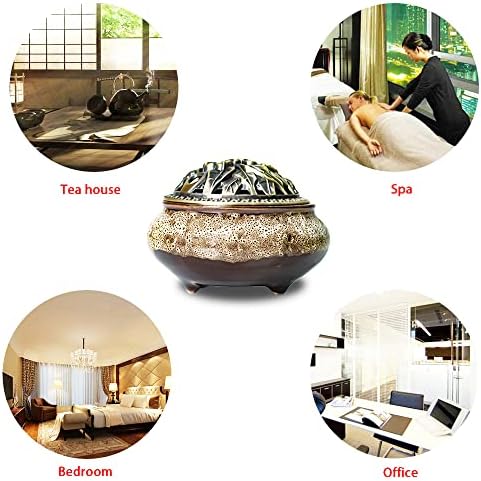 Ceramic Home Decoration Incense Sticks or Cones Burner Porcelain Incense Holder - Image 4