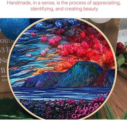 Craft Set for DIY Art Relaxation(Flower Forest and Sea Mountain) - Image 3