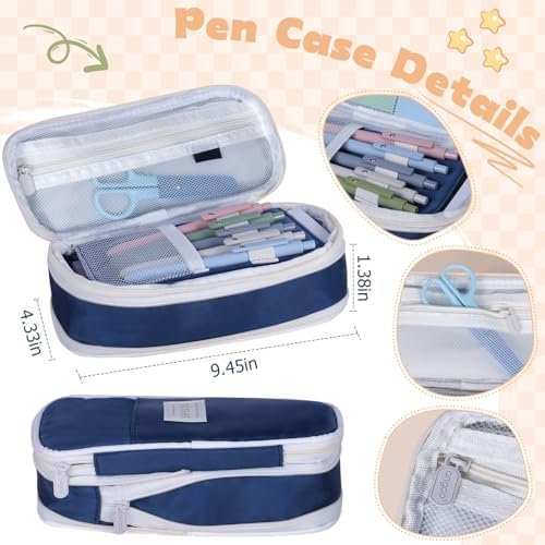 49Pcs Book Annotation Kit Aesthetic School Supplies with Pencil Case - Image 3