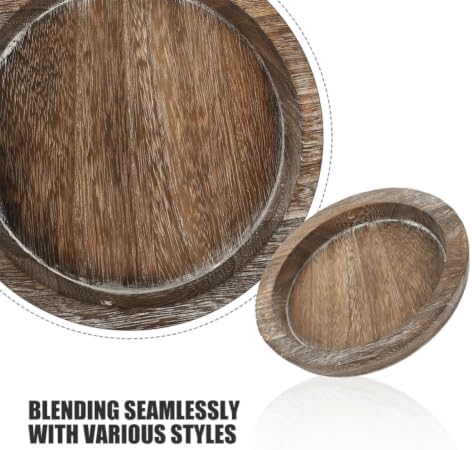 Beaupretty Wooden Tray for Coffee Table Decor with Smooth Finish and Longterm Use, Minimalist Chic Design Serving Tray for Dining Table Centerpiece and Home Accessories - Image 7