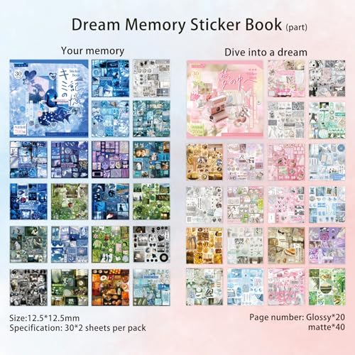 Dreamcore Japanese Aesthetic Sticker Book - Image 4