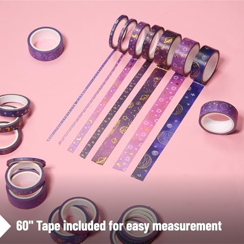 Mr. Pen- Washi Tape Set, 21 Rolls, Assorted Sizes, 5.5 Yards/Roll - Image 6