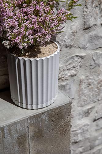 Veradek Demi Series Demi 6" Planter w/Tray - White, 2 Pack - Image 7