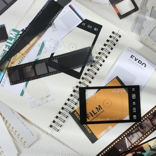 94Pcs Vintage Photo Themed Scrapbooking Kits, Movie Film Scrapbook Kit for Film Stickers and Journaling Supplies , Waterproof Album Tape Stickers for Journal Collage, Planner, DIY Craft Collage Album - Image 5