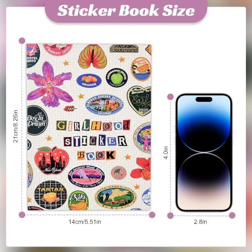 Girlhood Sticker Book, Y2K Aesthetic Cute Korean Stickers for Journaling - Image 2