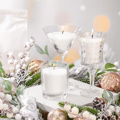 Lounsweer 1 lb Peppermint Pearled Candle Wax 30 Wicks DIY Kit Christmas - Image 5