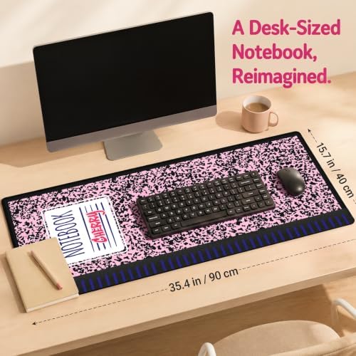 Notebook Mouse Pad, 35.4x15.7in, Large Desk Mat for Office Gaming - Image 3