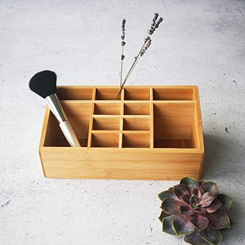 Zeller 25385 Organizer, Wood, Natural, 25.4 x 12 x 10 cm - Image 5