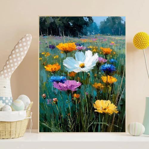 Diamond Art Kits for Adults, Flowers Diamond Art Painting Kits for Adults - Image 3
