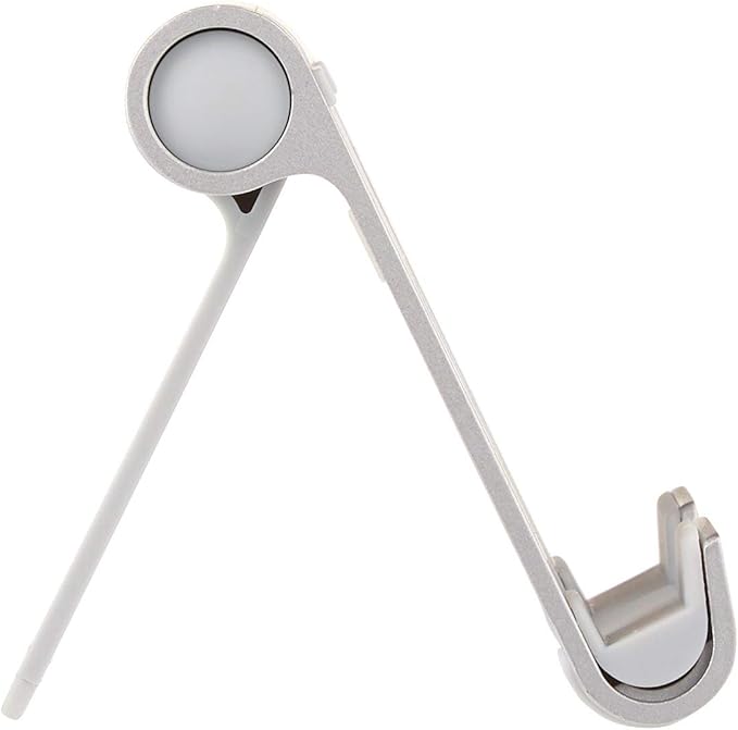 AmazonBasics L6LSH001-CS-R Multi-Angle Portable Stand for Tablets, E-readers and Phones - Silver
