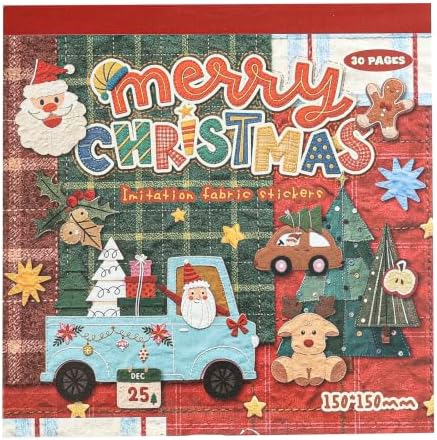 750 Pcs Stickers for Scrapbooking,Christmas Self-Adhesive Scrapbook Sticker by Unknown