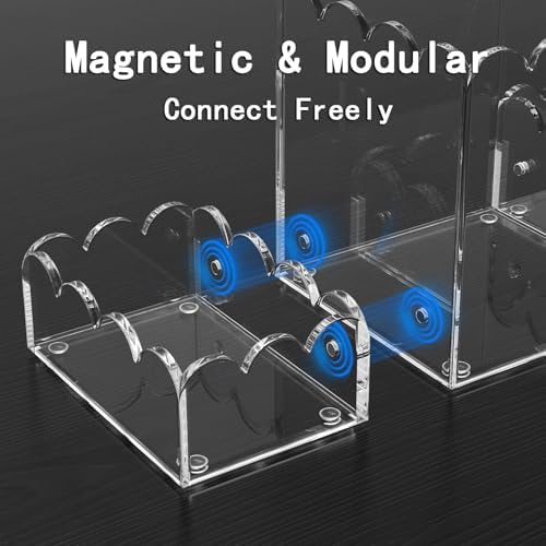 YAGELI Acrylic Desk Organizer Set of 3, Clear - Image 5