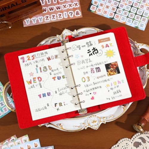 Stickers Book for Scrapbook Supplies,5000+ Letter Scrapbook Sticker for Art - Image 6