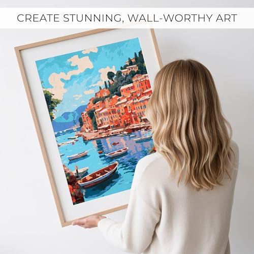 Beautiful Paint By Number Kit for Adults - Painting Set with 2 Canvases - Image 3