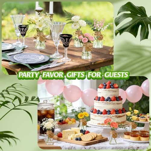 30PCS Plant Propagation Stations 3.35'' Plastic Propagation Jars Clear Vase - Image 6