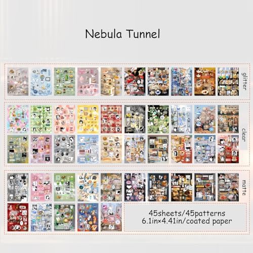 Japanese Stickers for Journaling Supplies, Japanese Sticker Books for Adult - Image 2