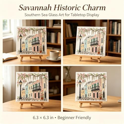 Timeless American Destinations Sea Glass Art Kit 5D Craft Mosaic (Style4) - Image 5