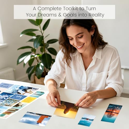 Sawnfay Vision Board Book - 2027 Vision Board Sticker Book, Travel - Image 2