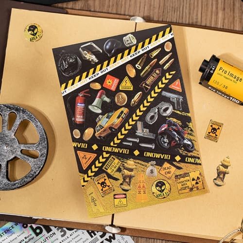 800+ Pcs Y2K Vintage Sticker Book - 30 Sheets Retro Cut-Out Stickers for Junk Journals & Scrapbooking | Ephemera Pack, Journaling Supplies, Craft Embellishments - Image 5