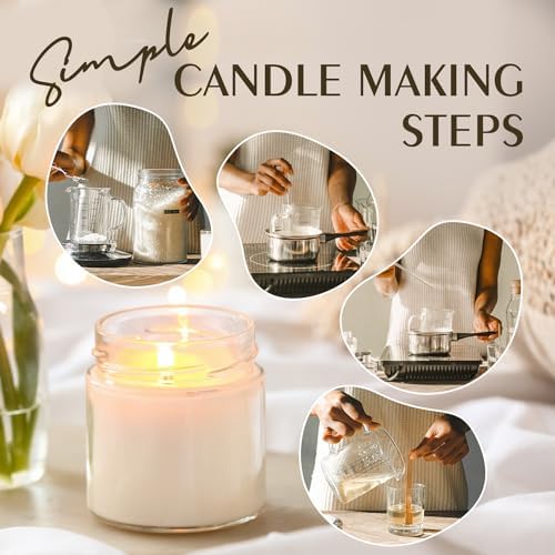 Soy Wax, Waxcanpy Natural Candle Wax, Organic Soy Wax for Candle Making from Farm, No Additives, Harmless and Pure (5lb) - Image 4