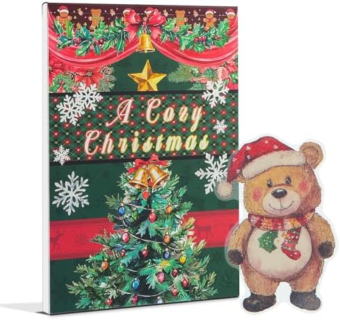 Snycler Sticker Book - 20 Sheets Vintage PET Stickers for Scrapbooking, Junk Journaling, Ephemera, and Decorative Crafts-A Cozy Christmas by Snycler