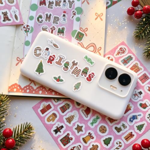 PRSTINCOL Christmas Letter Stickers,1344 Alphabet Stickers,24 Sheets - Image 4