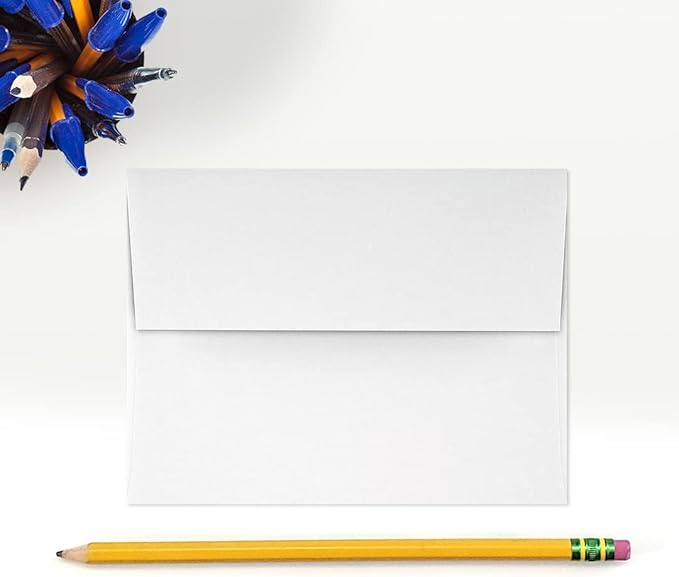 LUXPaper A2 Invitation Envelopes (4 3/8 x 5 3/4) - 70lb. Classic Linen Avon Brilliant White (1000 Qty.) | Perfect for Invitations, Announcements, Sending Cards, RSVP Cards | 4870-70AWLI-1M