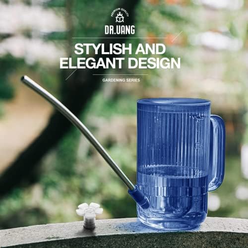 Small Watering Can Indoor Plants with Long Spout (1L, Blue) - Image 6