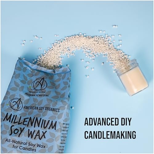 American Soy Organics Millennium Soy Beads for Candle Making - Natural Supplies - Paraffin-Free, Beeswax-Free Candle Wax for Container Candles, Tealights and Wax Melts, 10 lbs (Pack of 2) - Image 3