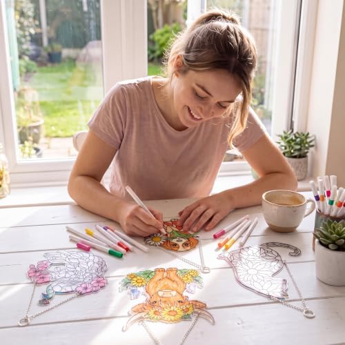 30 Pcs Suncatchers Crafts Kit DIY Paint Art,Animal - Image 6