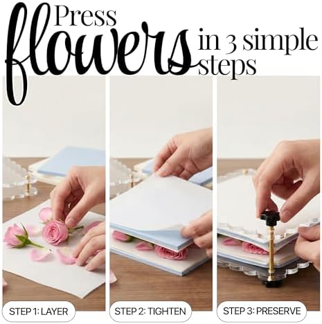 Hwabelle 11x11 Flower Press Kit for Wedding Bouquets, Includes AI Designer - Image 6
