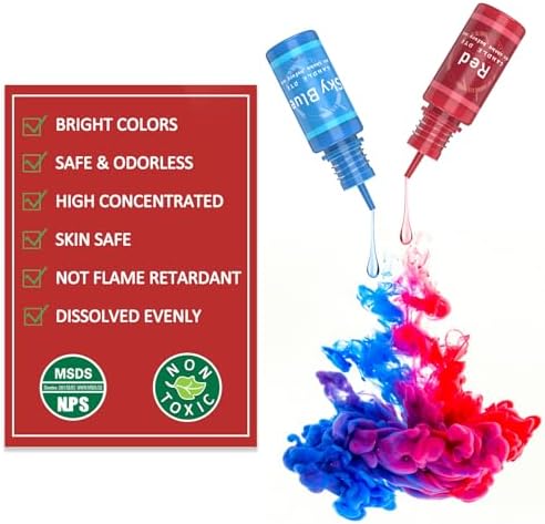 Candle Dye - 24 Colors Liquid Candle Making Dye for DIY candle making supplies Kit, Food Grade Ingredients Oil-Based Candle Coloring for Soy Wax Dyes, Beeswax, Gel Wax, Paraffin Wax - Each 0.35oz/10ml - Image 4