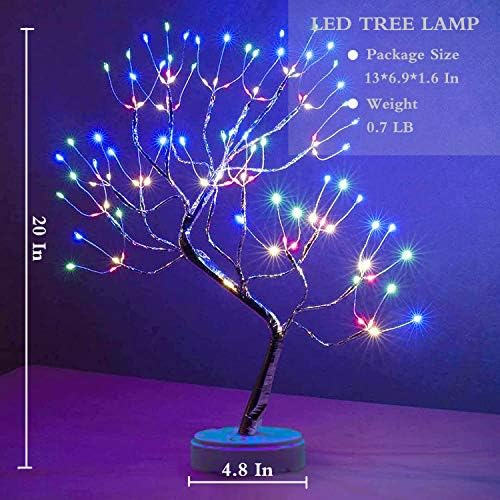 20" 108 LED Tabletop Bonsai Tree Light, Sparkly Fairy Spirit Tree Lights - Image 6