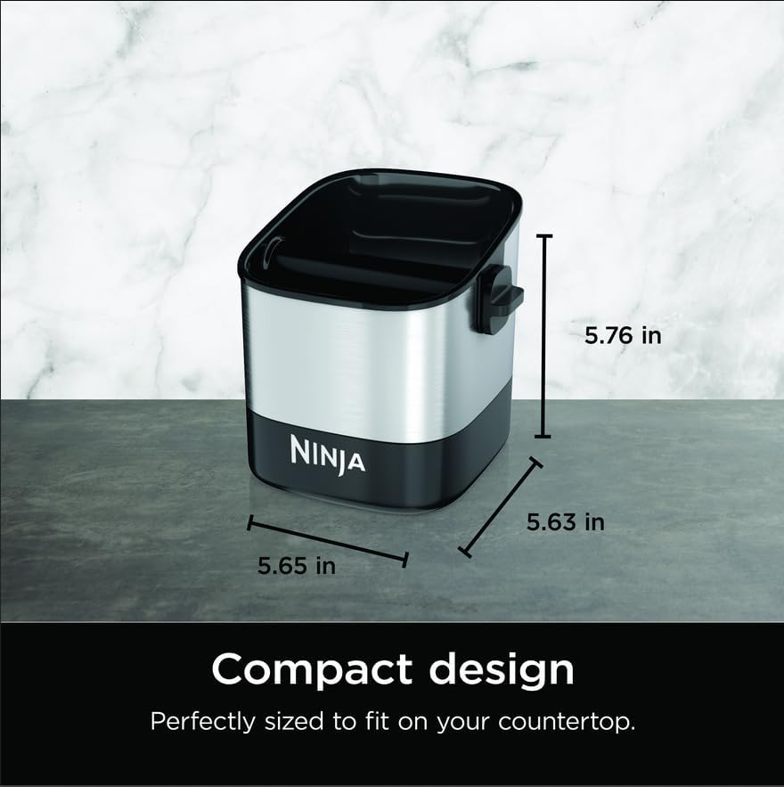 Ninja Luxe Café Knock Box, Holds 10 Double Shot Pucks, XSKKNOCKBOX - Image 5