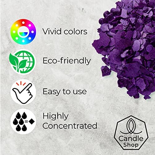 Violet Candle Dye 2 oz for Soy Candle Making – Wax Color Chips - Image 3