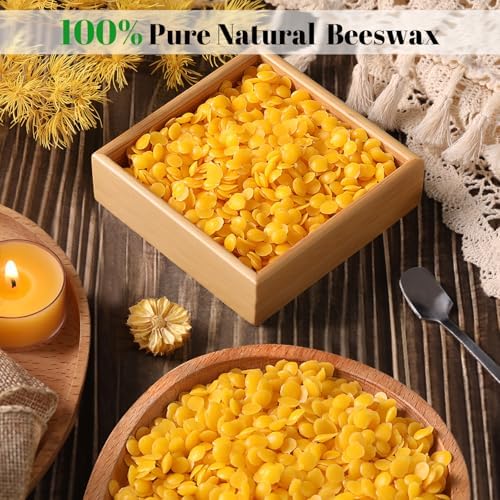 Candle Making Kit with Wax Melter, 2lb Beeswax Candle Wax for Candle Making - Image 4