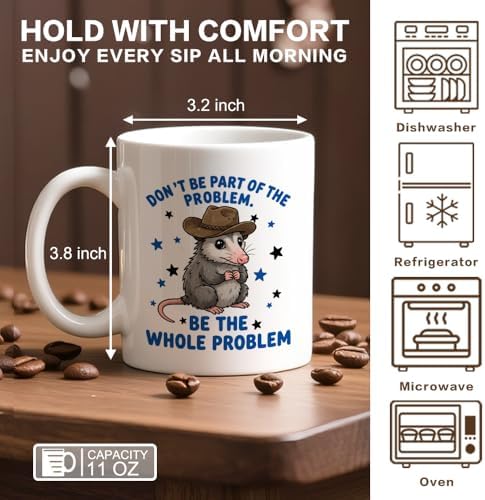 Don't Be Part Of The Problem Be The Whole Problem 11 oz Mug - Image 2