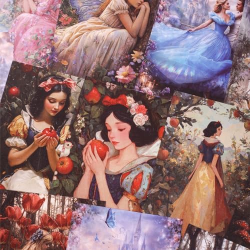Alideco 180pcs Vintage Fantasy Fairy Tale Scrapbooking Paper for Adults Journaling Supplies, Decorative Paper for Junk Journals (fengdutonghua) - Image 2