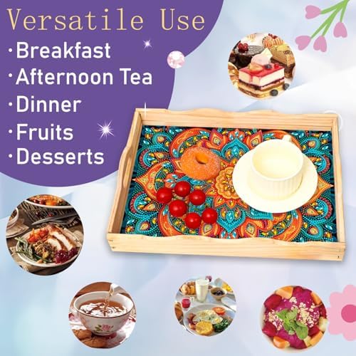 EWJRNSF Diamond Art Kits for Adults Wooden Serving Trays with Handles - Image 5