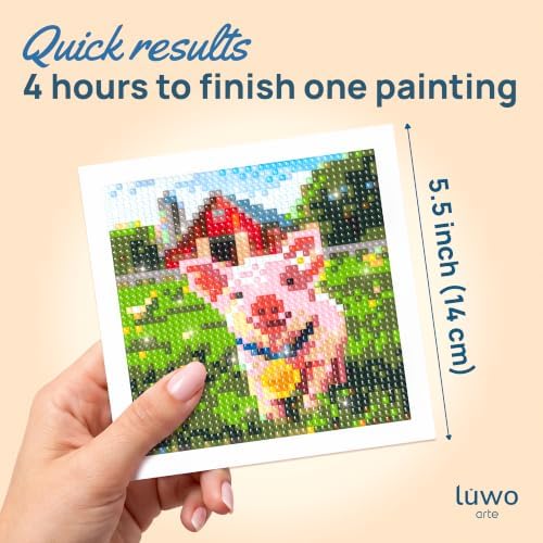 LuwoArte 9 Pack Country Farm Diamond Art Kits for Adults Beginners - Image 3